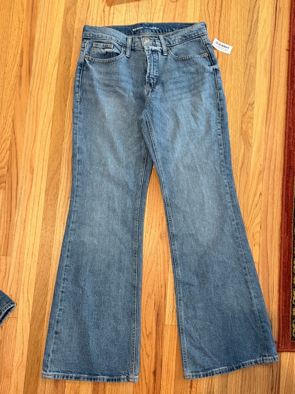 Old Navy Medium Blue Flare Jeans
